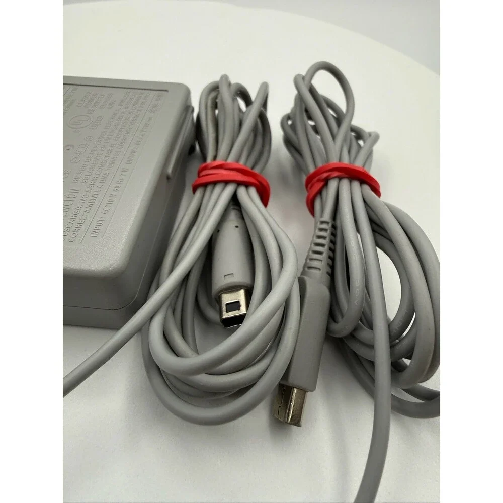 Nintendo 3DS 2DS DSi Charger OEM Official Cable Cord WAP-002 Lot of 2